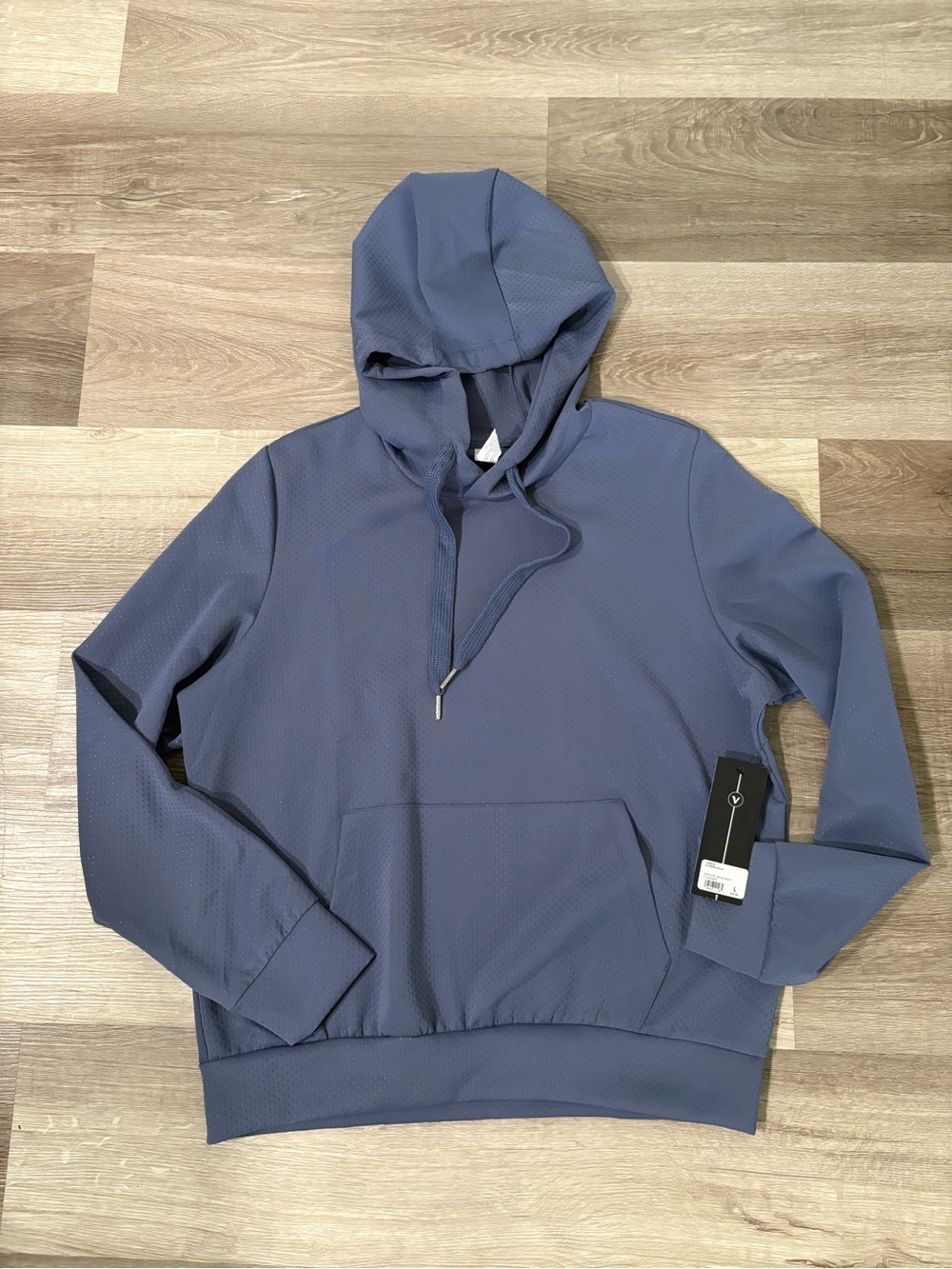 Men's Hooded Pullover Sweatshirt - Slate Blue